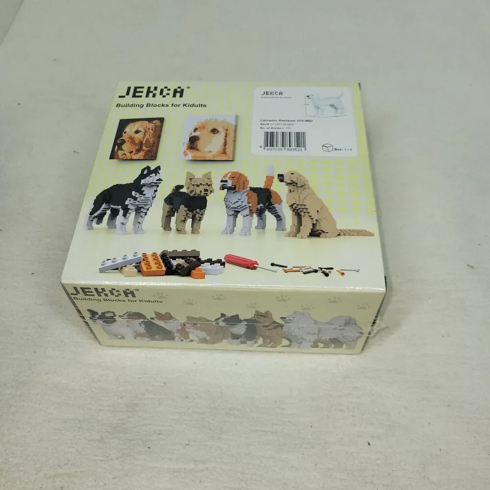Jekca Labrador Retriever Lego Building Blocks NIB 01S-M02 Toy Toys Kid Kids Fun